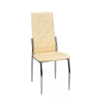 Krzesło do jadalni z metalową ramą