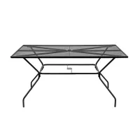 Stół z metalową ramą