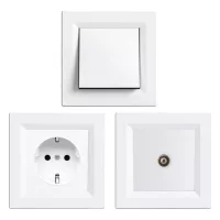 Przełącznik elektryczny, gniazdo, wtyczka